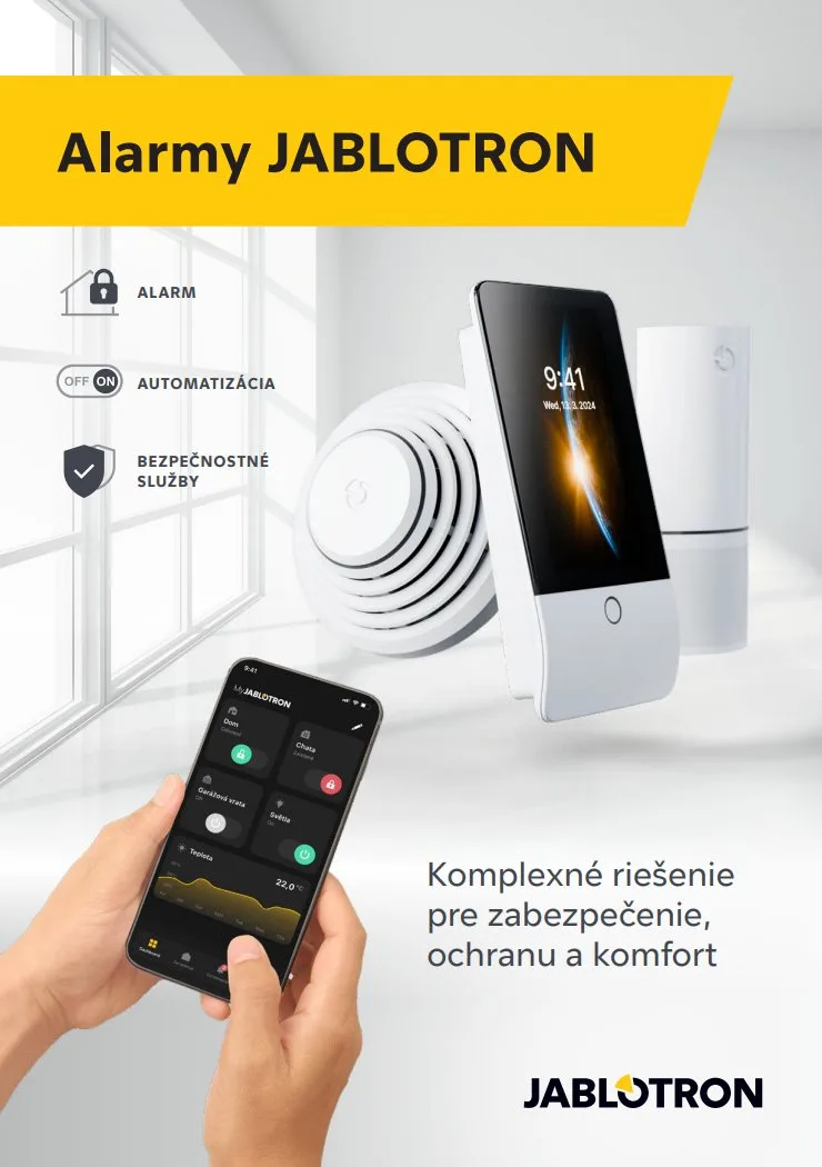 JABLOTRON ústredňa bezpečnostného systému